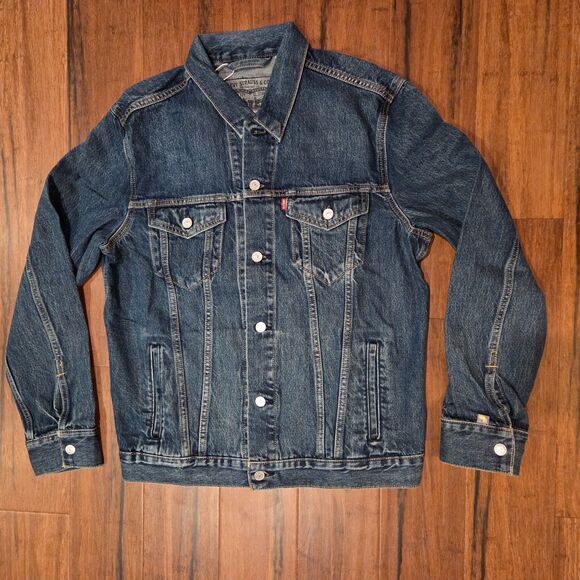 Levi’s Trucker Jacket With Jacquard By Google Men's Large NWT *Requires Tag* - Picture 1 of 9